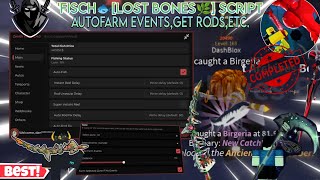 Fisch🐟[Lost Bones🌿] OP Script Latest AutoFarm Fish/Bestiary/Events🤩,Get-Rods/Items😎+More Features🔥