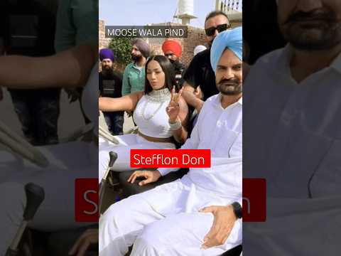 Stefflon Don at Sidhu Moose Wala Haveli #invincible #stefflondon #sidhumoosewalahaveli #sidhufather