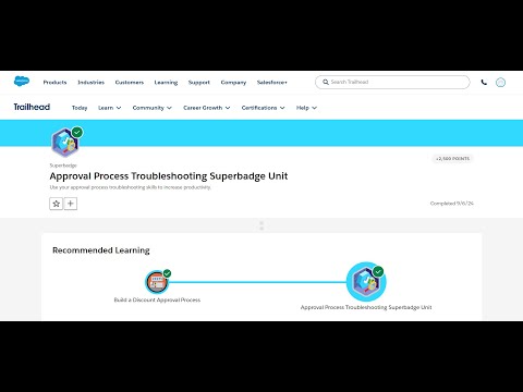 Jose submits record for approval | Approval Process Troubleshooting Superbadge Unit | Trailhead