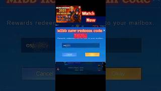 mlbb new redeem code || #viral #mlbb #redeecode #shorts