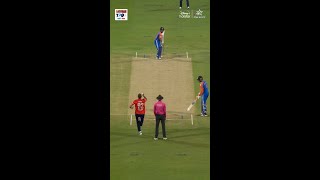 Rinku Singh finds the mid-wicket fence & scores his third boundary | #INDvENGOnJioStar