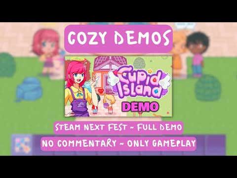 The cutest life sim ever?! | Cupid Island | Cozy Game Demos (Non Commentary)