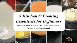 5 Kitchen & Cooking Essentials for Beginners | Beginners' Guide to Kitchen & Cooking | Priya Cooks