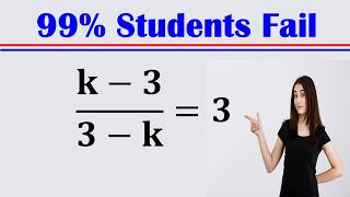 Solving a 'Harvard' University entrance exam | Find k?