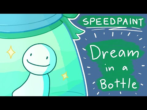 Dream in a Bottle | Speedpaint (Dream Blob Fanart)