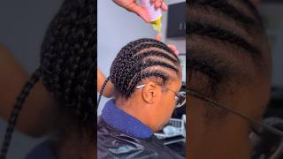Natural Braid Down🧡 #braidinghairstyles #protectivestyles #naturalhair