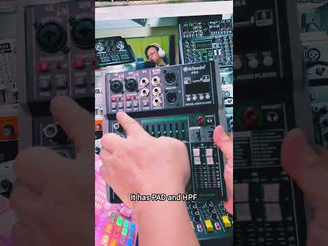 AIBEDO AK4 four channel audio mixer for your sound system setup. #audiomixer #audio #livestreaming