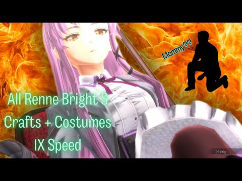 Trails Through Daybreak 2 Renne Bright S Craft All Costumes Slowed Down 1X Speed Compilation