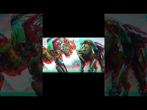 Epic AI-Generated Showdown: Mech Lion vs. Mech Tiger