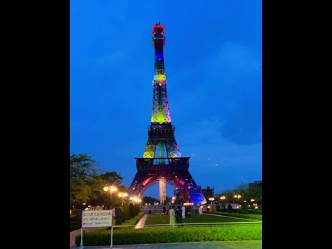 Beautiful Bahria Town||Lovely Weather || Lahore Diaries  #explore #eiffeltower #lahore #bahriatown