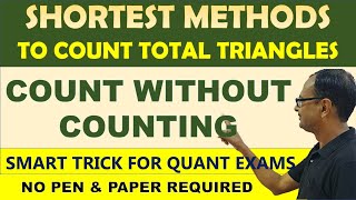 Counting Total Triangles II Shortest Trick to Count Without Counting II How to Count Triangles?