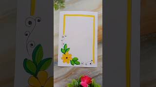 6 beautiful border designs for projects #shortsfeed #projectworkdesigns #projectideas #schoolproject