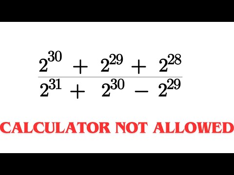 Math Olympiad Question | A nice  exponential problem | you should be able to solve this !