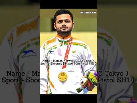 All Gold Medel🥇 In Para Olympics For India #shorts #viral #youtubeshorts #trending  #olympics2024 .