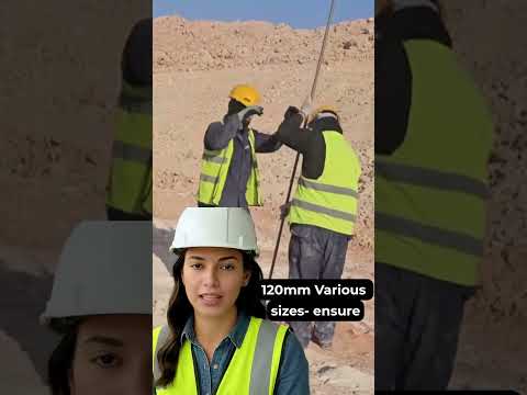 Plastic Stemming 55mm, 90mm, 120mm Blasting Stemming Plugs #stemming #mining  #stemmingplugs