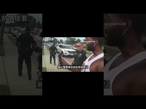 黑人男子被警察当成嫌犯？结果抓错了？