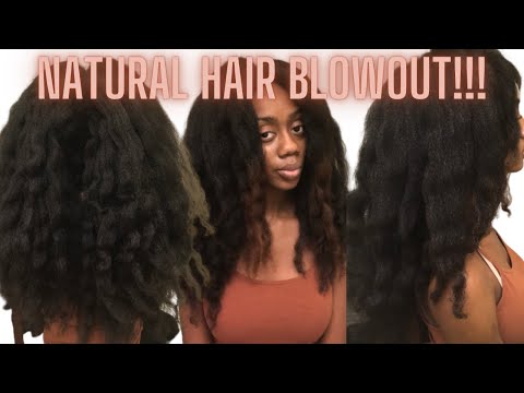 HOW I BLOW DRY + TRIM MY THICK WAIST LENGTH NATURAL HAIR