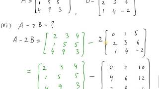 Matrices & Determinants (General Math 10th class) unit 6 Exercise 6.3 question 1 to 3