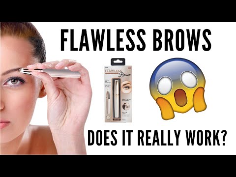 Finishing Touch Flawless Brows Demo & Review