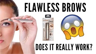 Finishing Touch Flawless Brows Demo & Review
