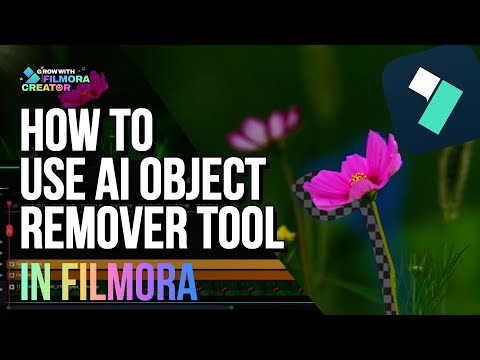 How To Use AI Object Remover Tool || Filmora