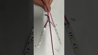 A toggle switch and 3 wires LED strip light