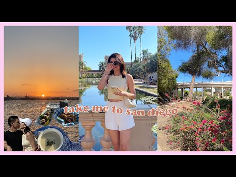 🇺🇸vlog：San Diego 一日遊🍃. 海景咖啡廳☕️. 最美植物園🌳. 港口看夕陽🌇