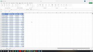 Data cleaning with excel power query