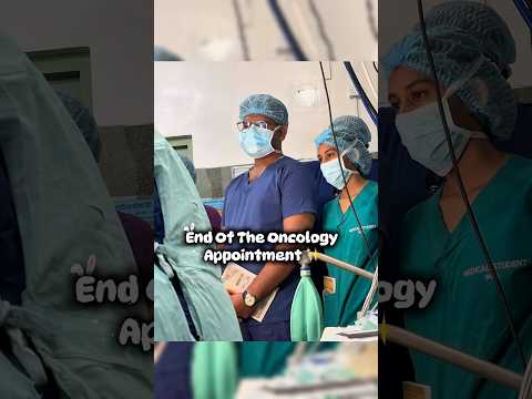 End of the oncology appointment ✨#medschool #shorts  #medstudent #unilife  #clinical #vlog