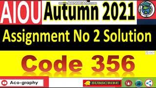 AIOU Code 356 Solved Assignment No.2 Autumn 2021 || Subject Food and Nutrition  || Level: FA/ I Com