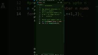 python for loop | even no | list traversal #forloop #python #pythonloops #evennumbers