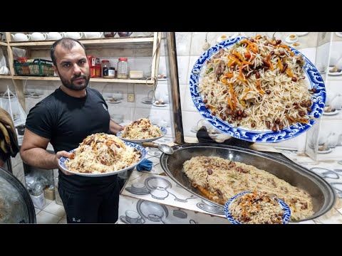 Massive 100 KG Kabuli Pulao recipe | Afghanistan Most unique food