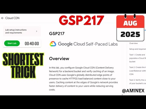 [NEW 2025] Cloud CDN | #GSP217 | #qwiklabs | #arcade