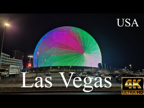 Exploring Las Vegas, USA I 2025 I 4K I Part 4 : Sphere