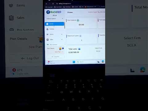 Raseed Advance POS Bill printing with mobile printer. #billingsoftware #accountingsoftware #pos