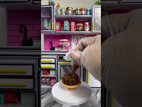 YUMMY! Choco Bundt Cake #mga #miniversemakeitminifood #diycrafts
