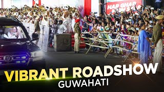 A grand welcome for PM Modi in Guwahati, Assam