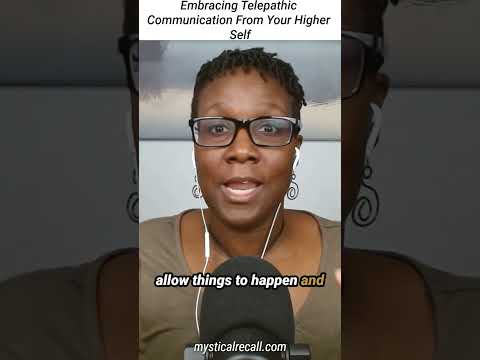Telepathic Messages From Your Higher Self #higherself #telepathy #higherconsciousness #mystical