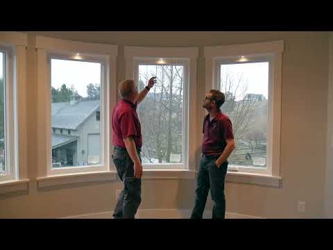 Decorative Window Lighting in this Luxury Home