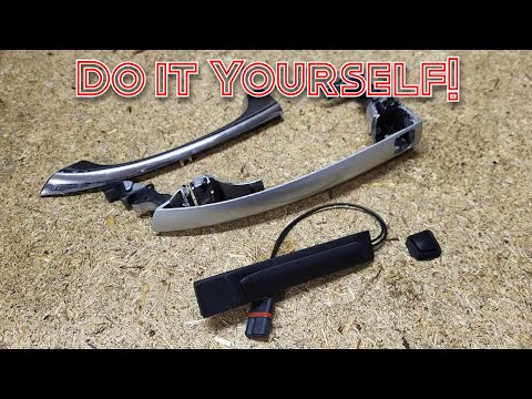 How to repair a KEYLESS door handle in a Mercedes? E-Class W211, CLS W219 and CLK W209