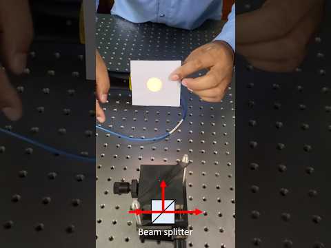Part 2 - Beam splitter #experiment #physics #science #shorts #viralshort #youtubeshorts #ms