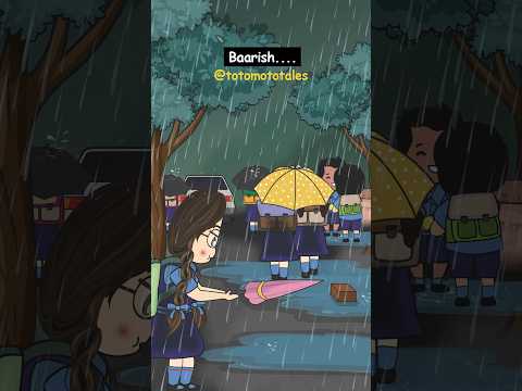 Baarish aur school #nostalgia #viralshorts #baarish #rain #schoollife #friends #trending #short