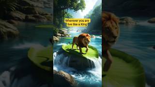 Live Like a King: Embrace Your Inner Lion #LiveLikeAKing#KingMentality#Shorts #tundeednut #chioma