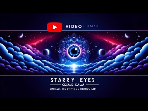 Starry Eyes | Cosmic Calm Relaxation Meditation | Embrace the Universe's Tranquility