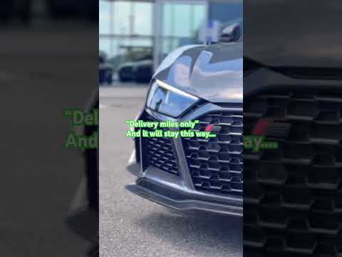 2023 AUDI R8GT in Daytona Gray still is a wrapper