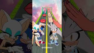 New Kiss or Slap Run: Sonic vs. Silver Day 12 Challenge! #SonicTheHedgehog #Sonic #Shorts