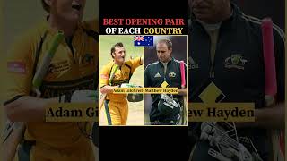 Top opening batsman of each country 🏏😍👑 #cricket #cricketlover #trending #shorts