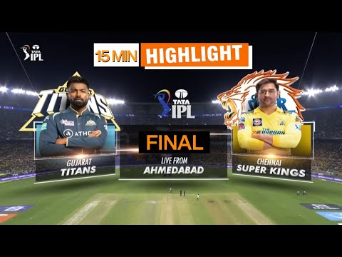 महामुकाबला CSK vs GT 2023 final highlights || IPL MATCH || Hindi language || ipl cricket match
