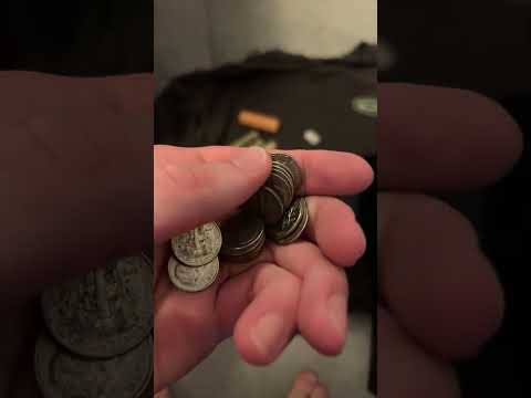 Highlight 1:10 - 6:10 from Searching for silver dimes! 🪙🔎🕵️‍♂️ #coincollecting #silver #coins