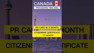 Processing time canada 2023 updates #shorts #shortvideo #canada #visa